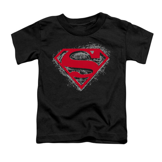 Superman Hardcore Noir Shield Childrens T-shirt