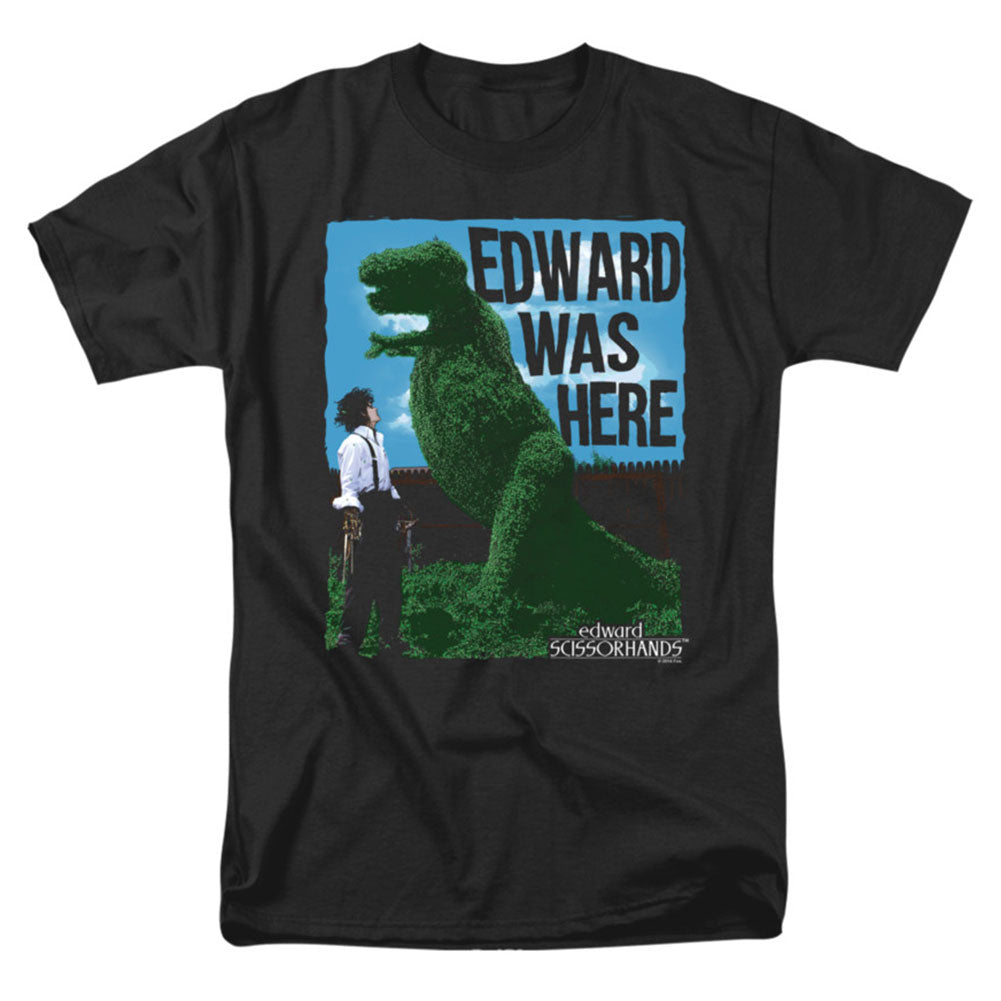 Edward Scissorhands Edward Was Here T-shirt