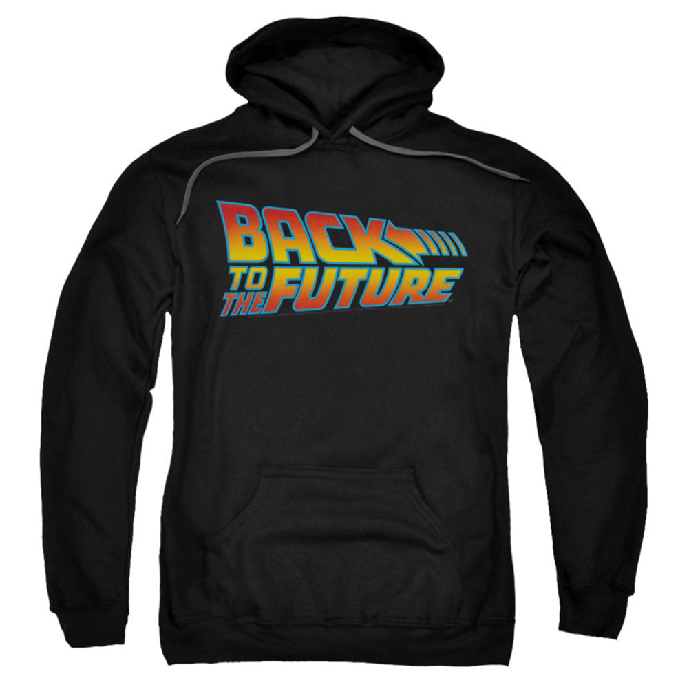 Back To The Future Logo Hooded Sweatshirt Front