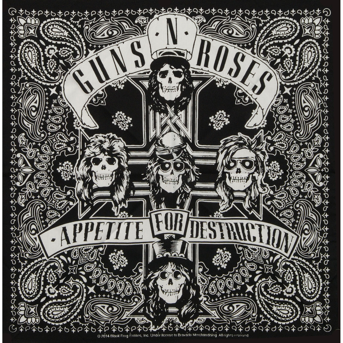 Guns N Roses Appetite Bandana Front