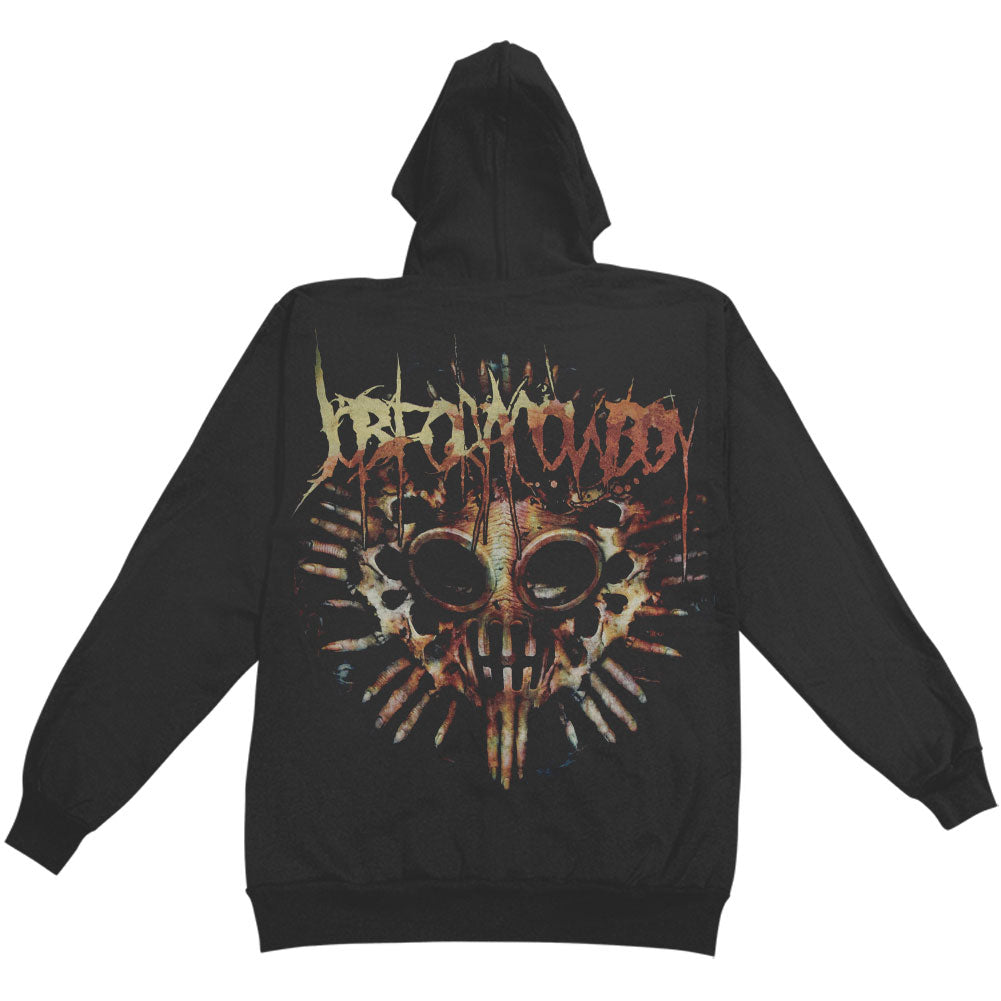 Job For A Cowboy Brown Logo Hooded Sweatshirt Back