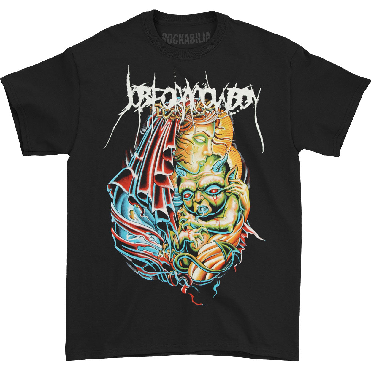 Job For A Cowboy Mother & Demon Tee T-shirt Front