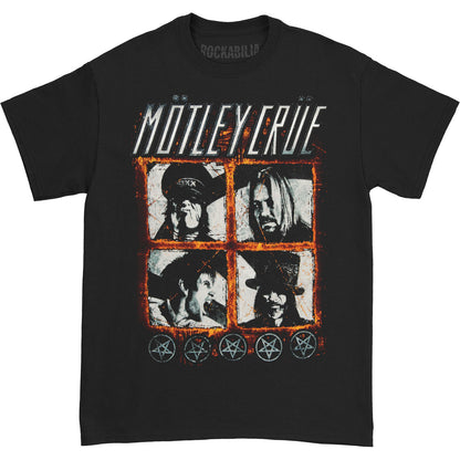 Motley Crue Four Squares 2012 Tour T-shirt Front