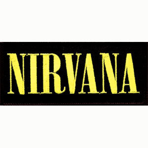 Nirvana Logo Embroidered Patch Front
