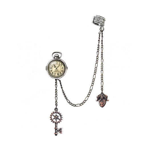 Alchemy Of England Uncle Albert's Timepiece Ear Cuff Earrings