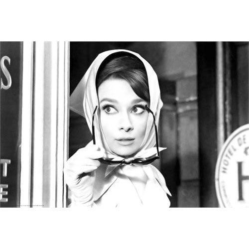 Audrey Hepburn Scarf Domestic Poster
