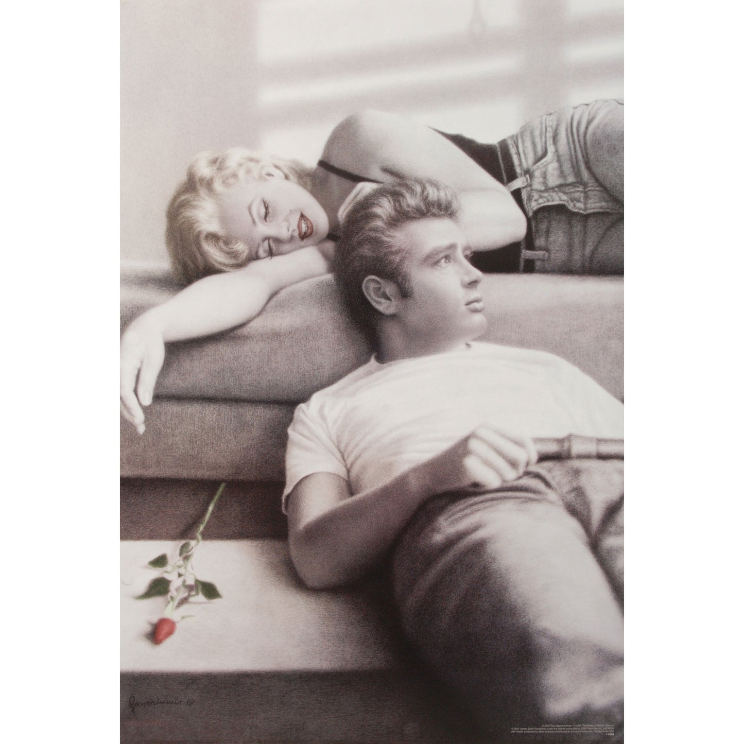 Marilyn Monroe James & Marilyn Domestic Poster