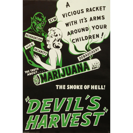 Devil's Harvest Vicious Racket Domestic Poster