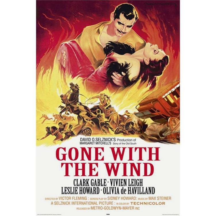 Gone With The Wind Movie Poster Domestic Poster