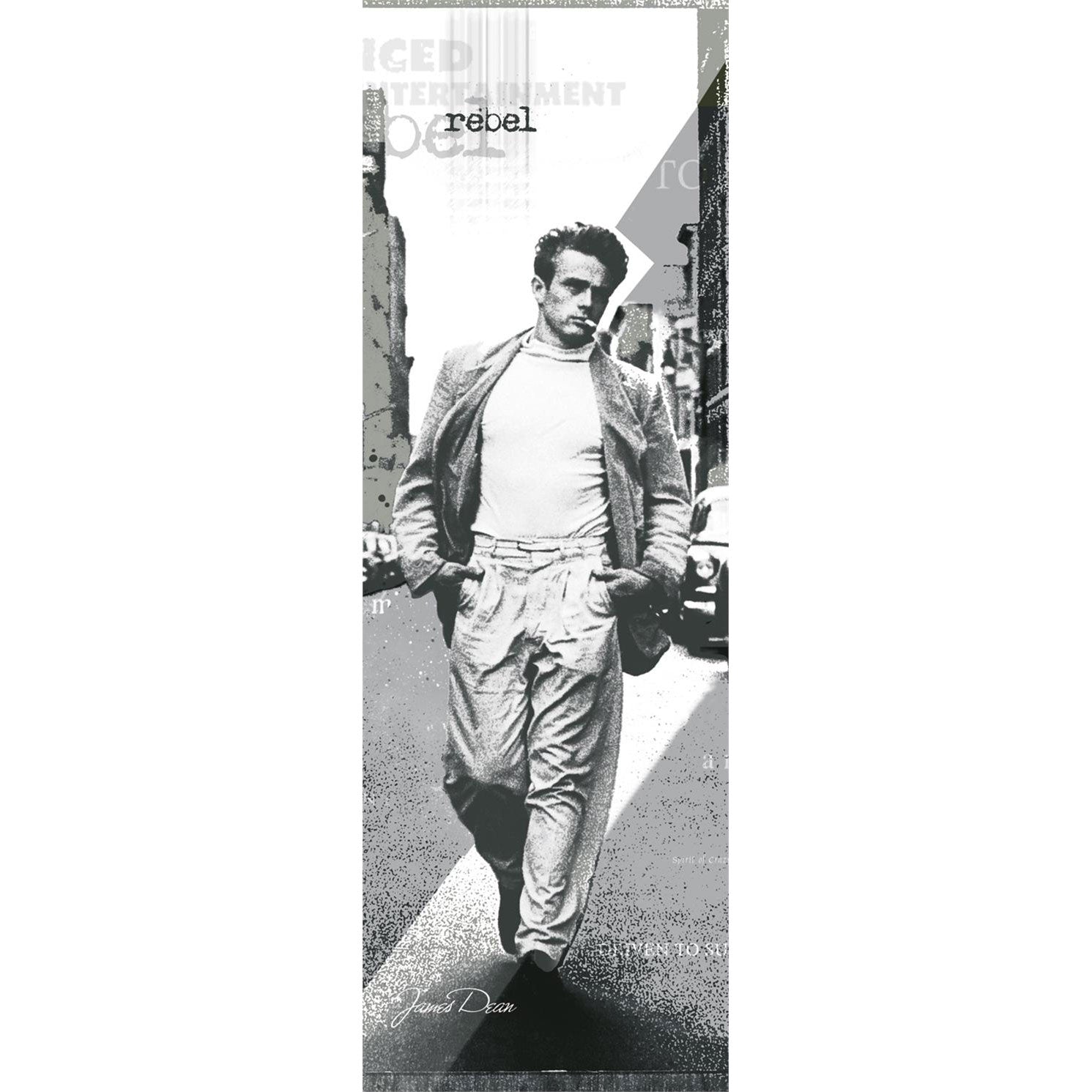 James Dean Rebel Door Poster
