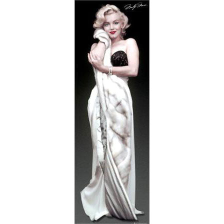 Marilyn Monroe Fur Door Poster