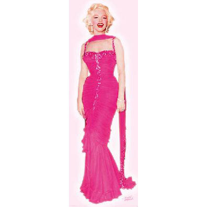 Marilyn Monroe Pink Slim Print Poster