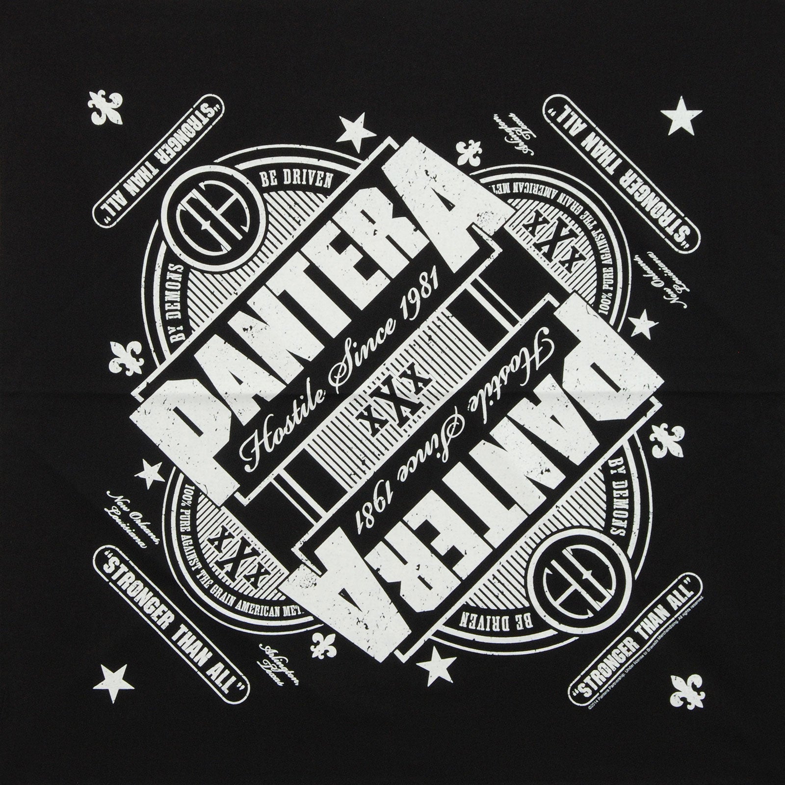 Pantera Stronger Than All Bandana Front