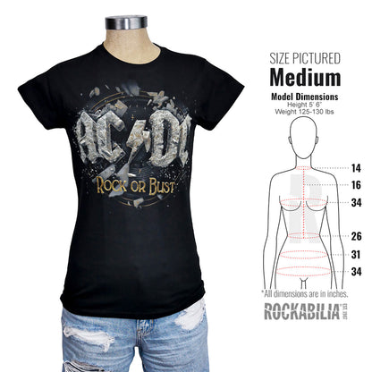 AC/DC Rock Or Bust Junior Top
