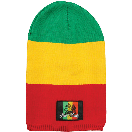 Bob Marley Color Blocking Tam Beanie Front