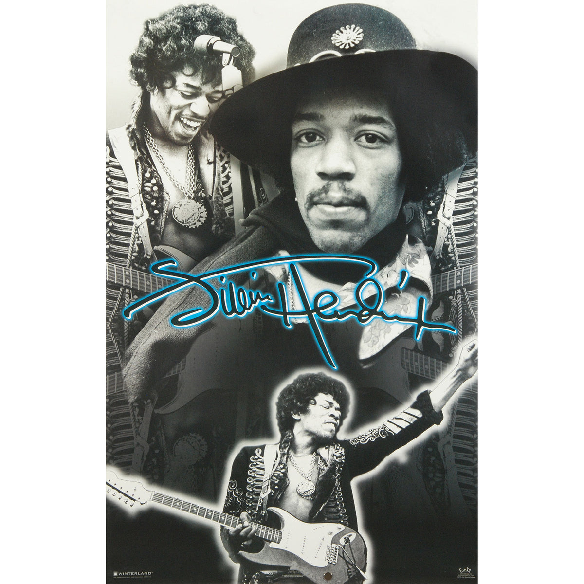 Jimi Hendrix Montage Domestic Poster Front