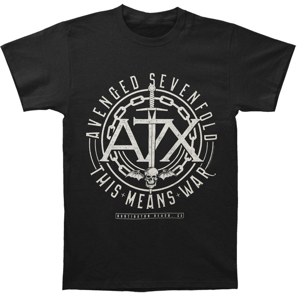 Avenged Sevenfold This Means War Slim Fit T-shirt Front