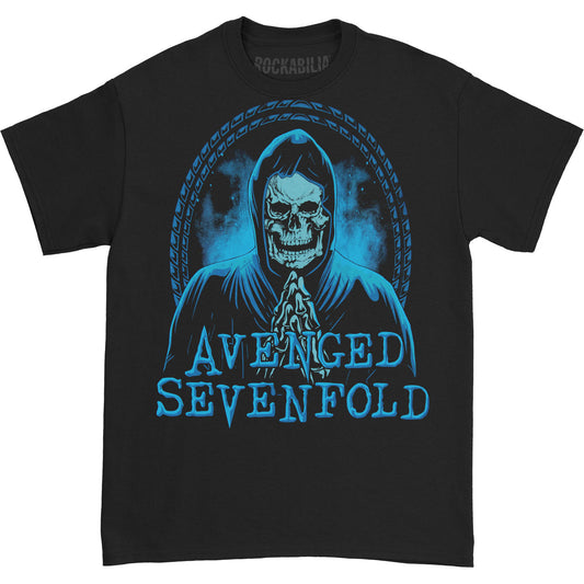 Avenged Sevenfold Praying Skeleton T-shirt Front