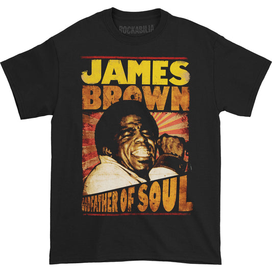 James Brown Godfather of Soul T-shirt Front