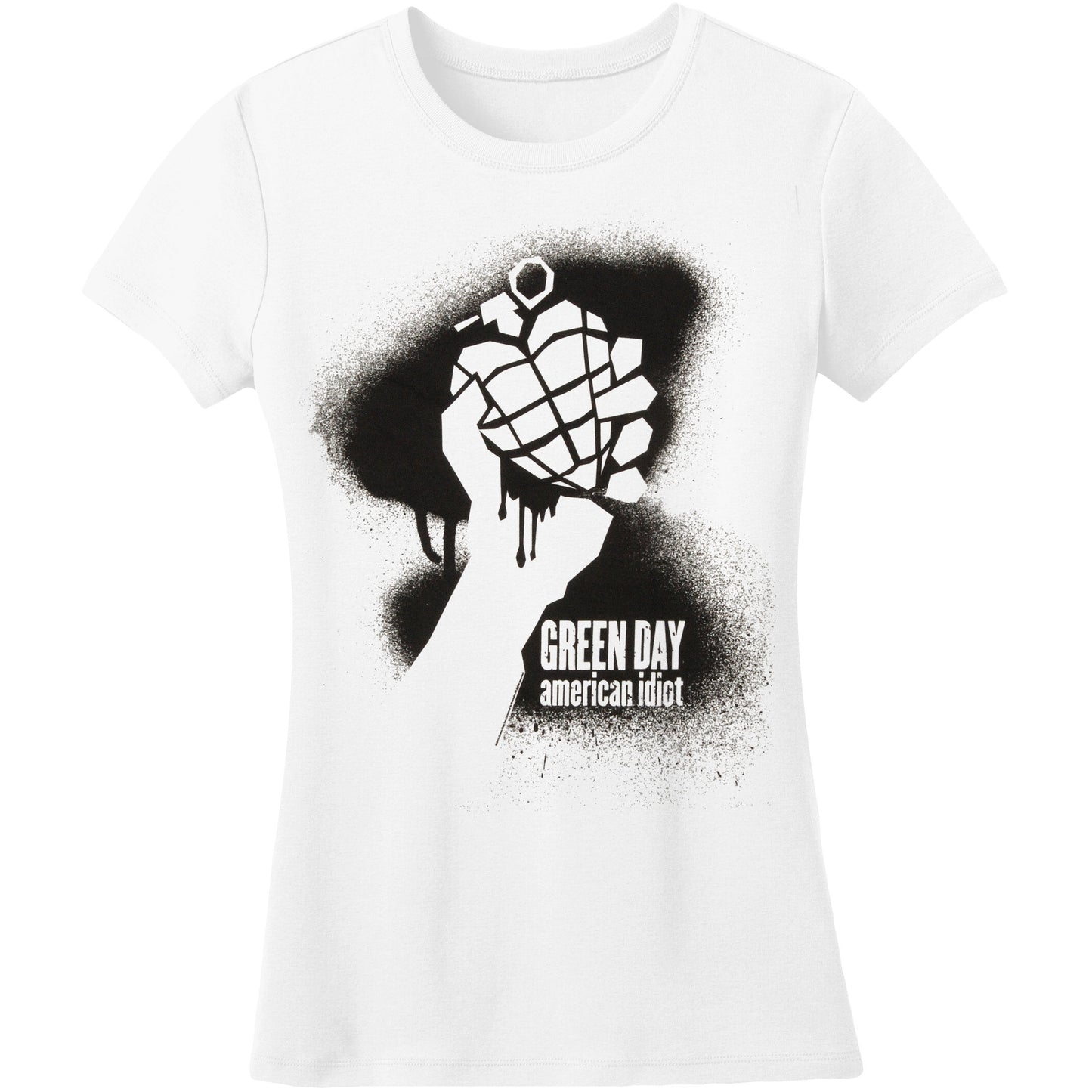 American Idiot  Dripping Grenade Soft Tissue Tee Soft Junior Top