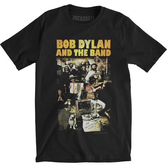 Bob Dylan The Basement Tapes Slim Fit T-shirt Front