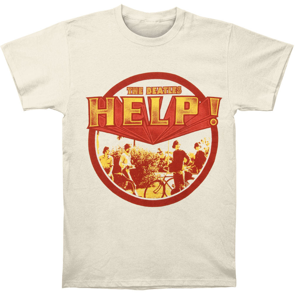 Beatles Help Circle Slim Fit T-shirt Front
