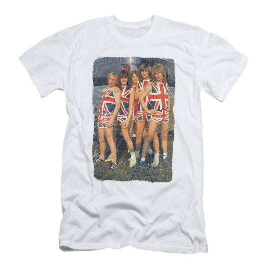Def Leppard Flag Photo Slim Fit T-shirt