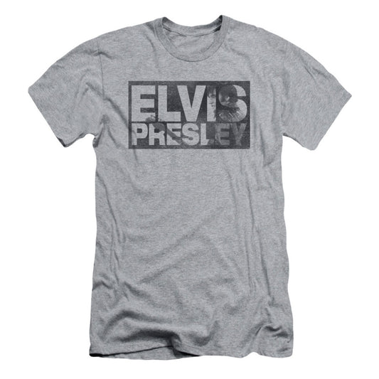 Elvis Presley Block Letters Slim Fit T-shirt