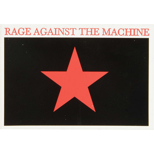 Rage Against The Machine Star Sticker Front