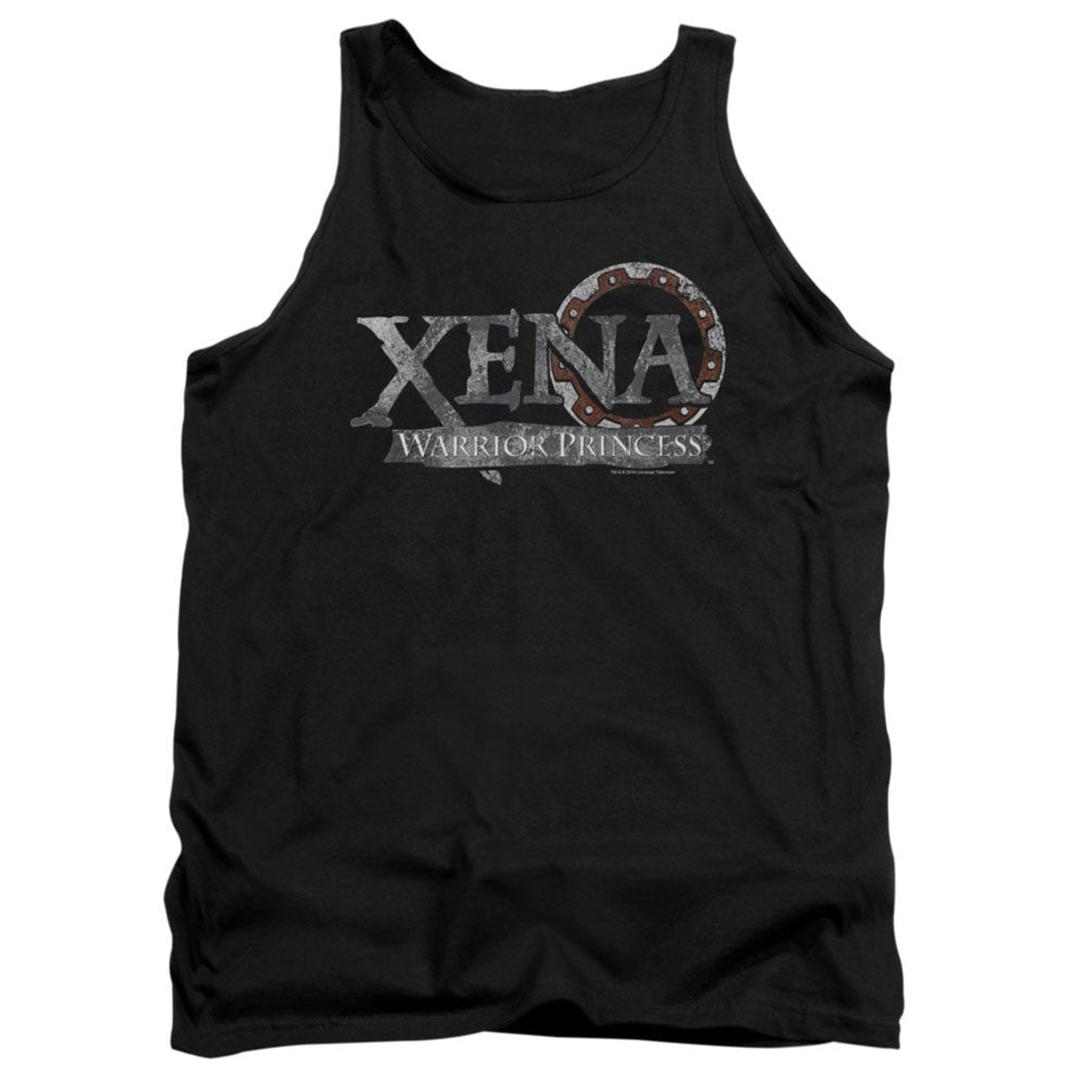 Xena: Warrior Princess Battered Logo Mens Tank