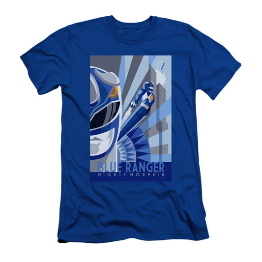 Power Rangers Blue Ranger Deco Slim Fit T-shirt