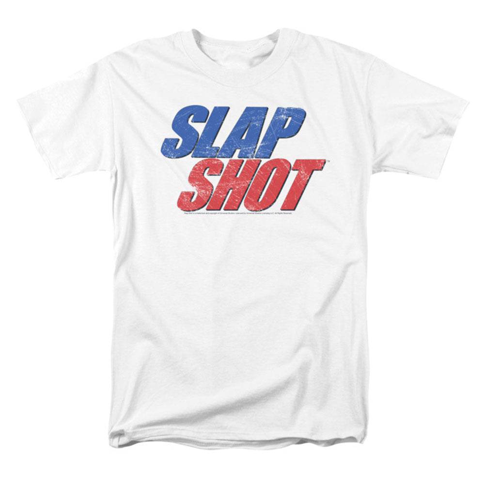 Slap Shot Blue & Red Logo T-shirt