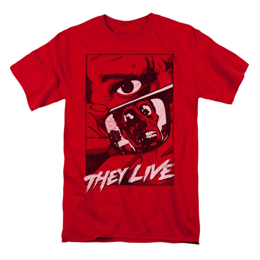They Live Graphic Poster T-shirt Front
