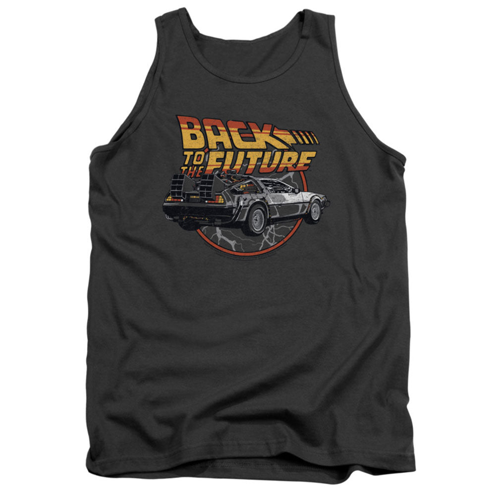 Back To The Future Time Machine Mens Tank