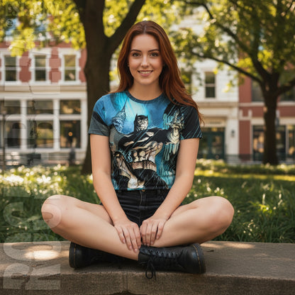 Rainy Rooftop  Sublimation Junior Top