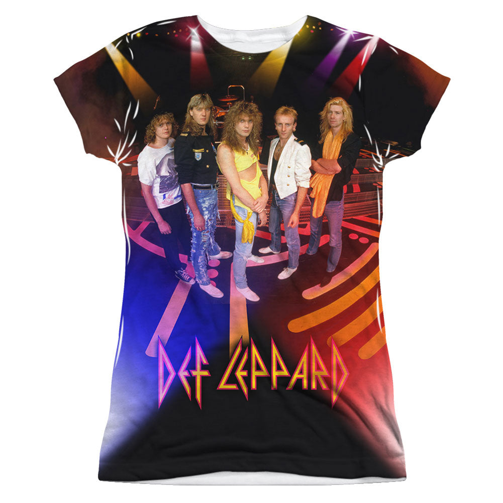 Def Leppard On Stage Sublimation Junior Top