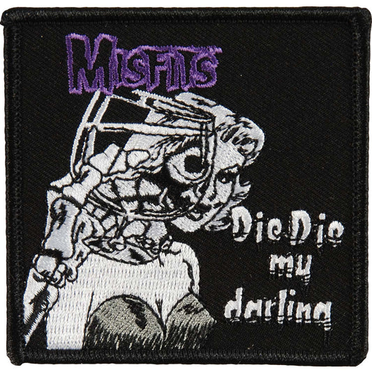 Misfits Die My Darling Embroidered Patch Front