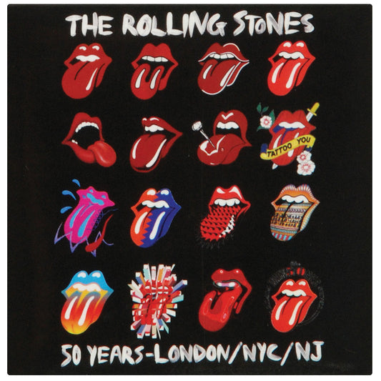Rolling Stones Tongue Evolution Magnet Front