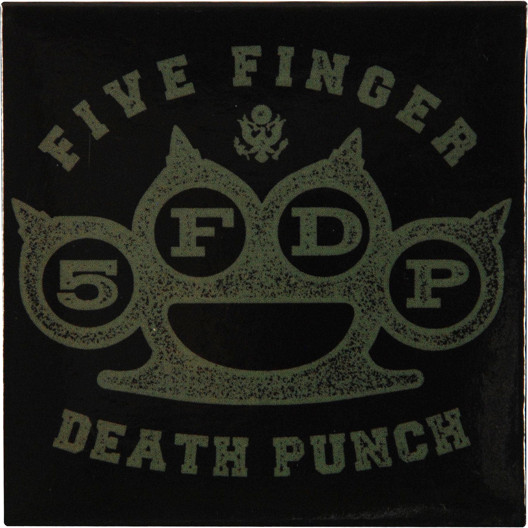 Five Finger Death Punch Brass Knuckle Magnet Front