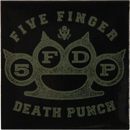 Five Finger Death Punch Brass Knuckle Magnet Front