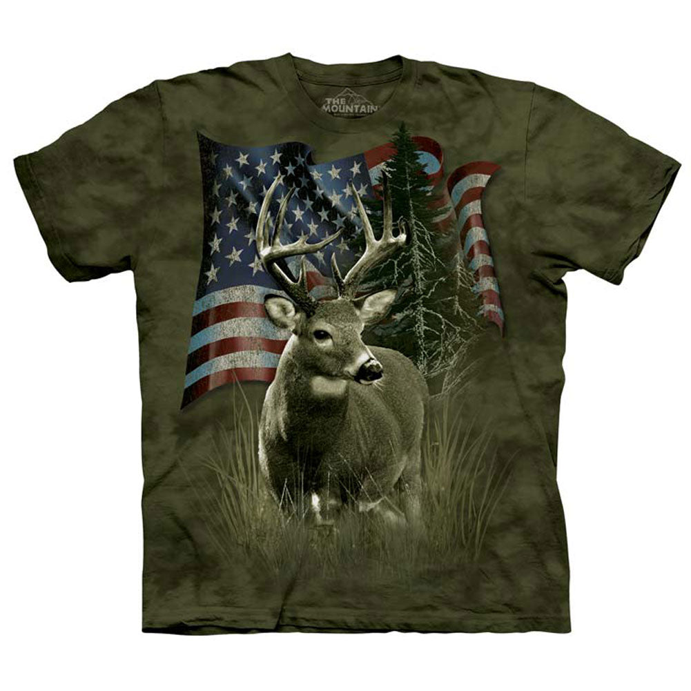 The Mountain Deer Flag T-shirt