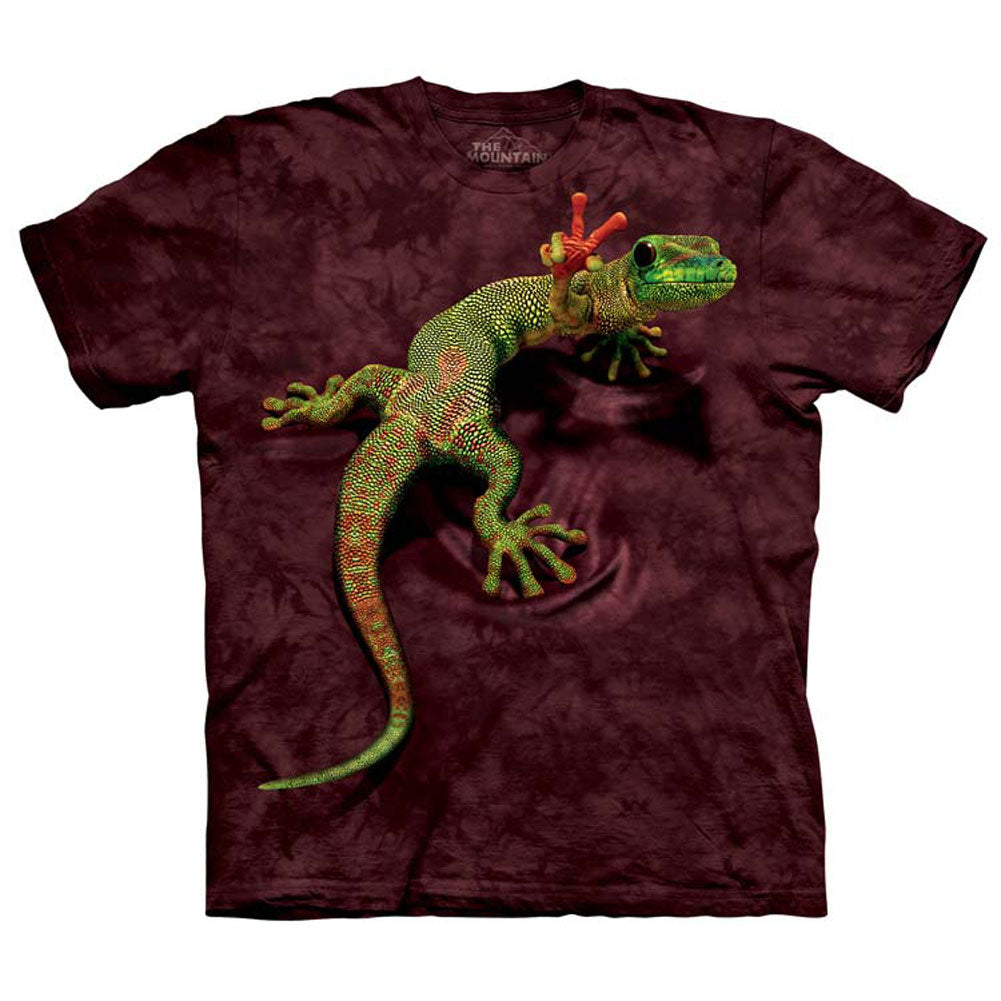 The Mountain Peace Out Gecko T-shirt