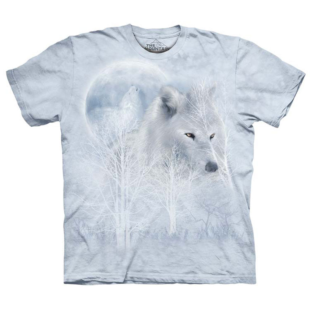 The Mountain White Wolf Moon T-shirt
