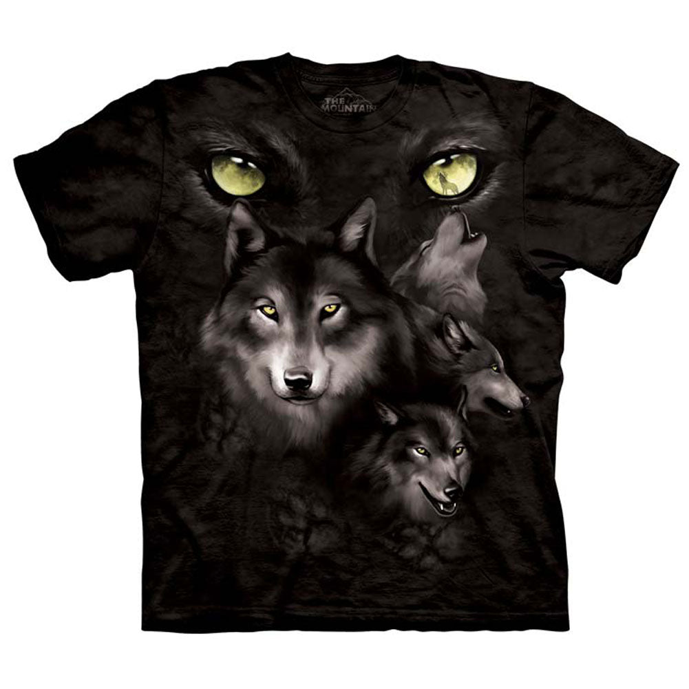 The Mountain Moon Eyes Collage T-shirt