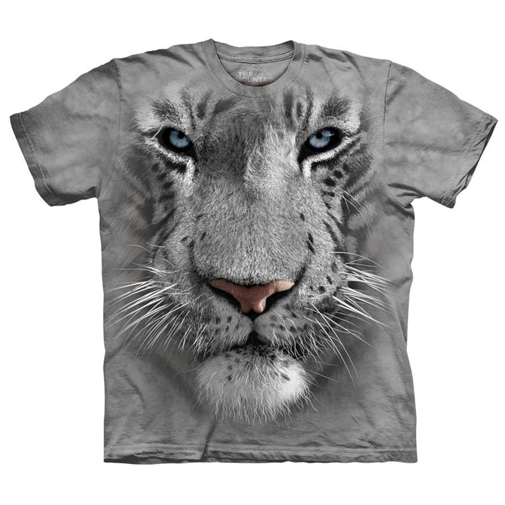 The Mountain White Tiger Face T-shirt