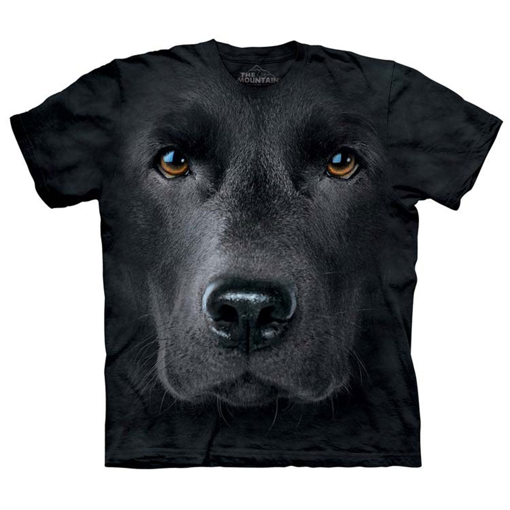The Mountain Black Lab Face T-shirt
