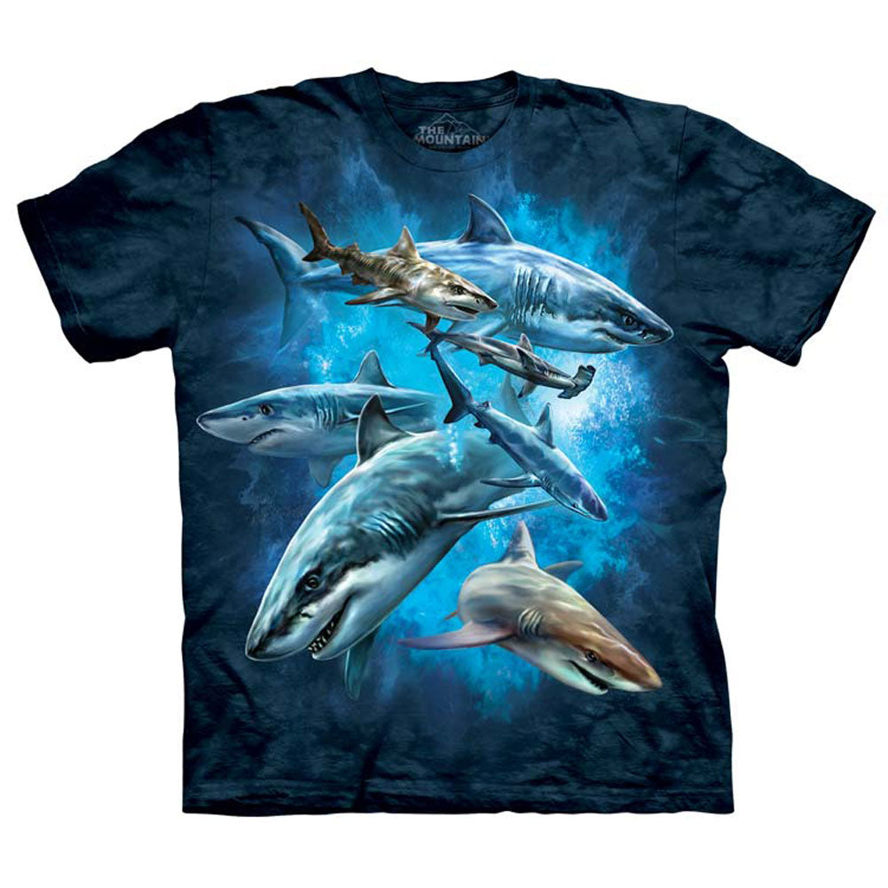 The Mountain Shark Collage T-shirt