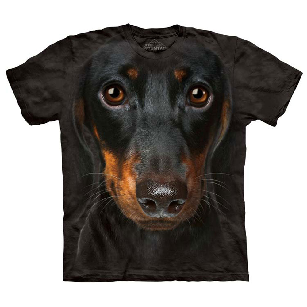 The Mountain Daschund Head T-shirt