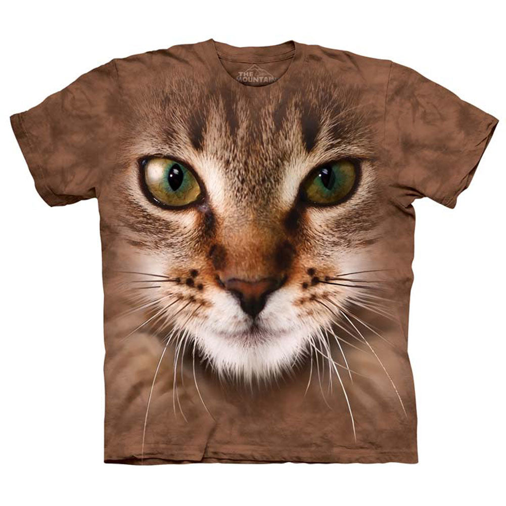 The Mountain Striped Cat Face T-shirt