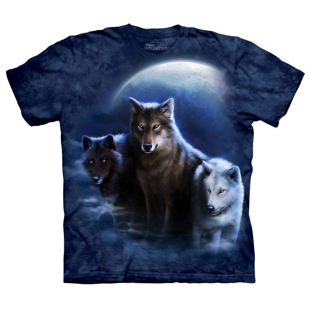 The Mountain Three Wolf Night Small T-shirt